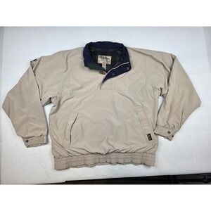 Vintage Tourney Gore-Tex Golf Waterproof 1/2 Zip‎ Breathable Polo Windbreaker  L